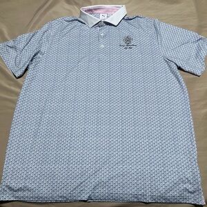 Puma Trump National Golf Tennis Polo Arnold Palmer Drink Design Mens XL